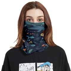 Underwater Ocean Animals Sea Face Covering Bandana (two Sides) by Simbadda