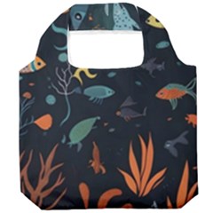 Underwater Ocean Animals Sea Foldable Grocery Recycle Bag by Simbadda