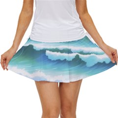 Ocean Sea Waves Beach Women s Skort