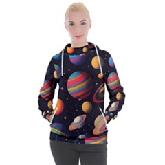 Planet Star Fantasy Women s Hooded Pullover by Simbadda