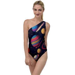 Planet Star Fantasy To One Side Swimsuit by Simbadda