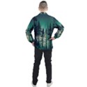 Magic Pine Forest Night Landscape Men s Half Zip Pullover View2