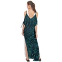 Wave Circle Ring Water Maxi Chiffon Cover Up Dress View2