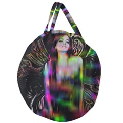 Festive Freak Giant Round Zipper Tote by MRNStudios