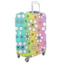 Funny Flowers Smile Face Camomile Luggage Cover (Medium) View2