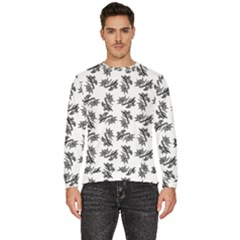 Alien Creatures Dance Pattern Men s Fleece Sweatshirt