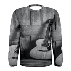 Acoustic Guitar Men s Long Sleeve Tee by artworkshop