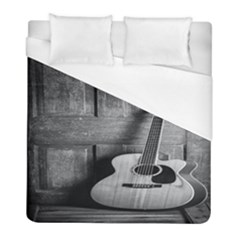 Acoustic Guitar Duvet Cover (full/ Double Size) by artworkshop