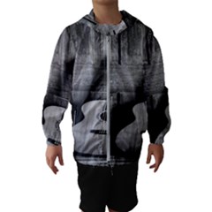 Acoustic Guitar Kids  Hooded Windbreaker by artworkshop