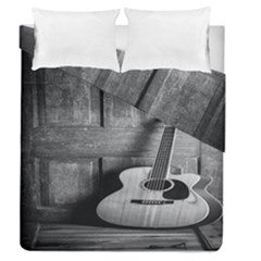 Acoustic Guitar Duvet Cover Double Side (queen Size) by artworkshop