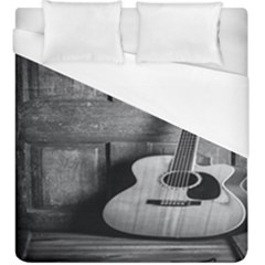 Acoustic Guitar Duvet Cover (king Size) by artworkshop