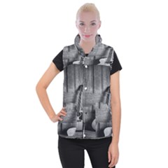 Acoustic Guitar Women s Button Up Vest by artworkshop