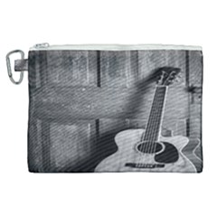 Acoustic Guitar Canvas Cosmetic Bag (xl) by artworkshop