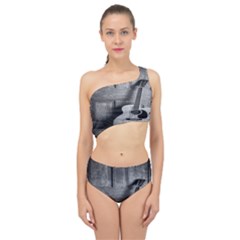 Acoustic Guitar Spliced Up Two Piece Swimsuit by artworkshop