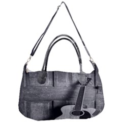 Acoustic Guitar Removable Strap Handbag by artworkshop