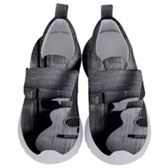 Acoustic Guitar Kids  Velcro No Lace Shoes by artworkshop