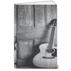 Acoustic Guitar 8  X 10  Hardcover Notebook by artworkshop