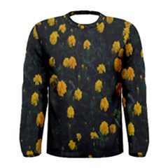 Bloomed Yellow Petaled Flower Plants Men s Long Sleeve Tee by artworkshop