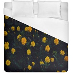 Bloomed Yellow Petaled Flower Plants Duvet Cover (king Size) by artworkshop