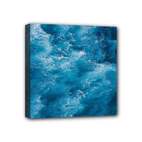 Blue Water Speech Therapy Mini Canvas 4  X 4  (stretched) by artworkshop