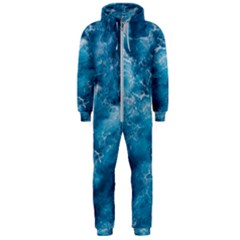 Blue Water Speech Therapy Hooded Jumpsuit (men) by artworkshop