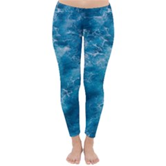 Blue Water Speech Therapy Classic Winter Leggings by artworkshop