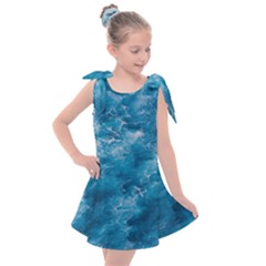 Blue Water Speech Therapy Kids  Tie Up Tunic Dress by artworkshop