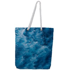 Blue Water Speech Therapy Full Print Rope Handle Tote (large) by artworkshop