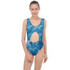 Blue Water Speech Therapy Center Cut Out Swimsuit by artworkshop