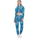 Blue Water Speech Therapy Cropped Zip Up Lounge Set View1