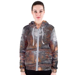 Breathe In Nature Background Women s Zipper Hoodie