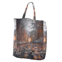 Breathe In Nature Background Giant Grocery Tote by artworkshop