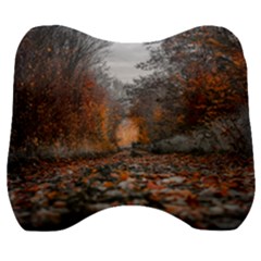 Breathe In Nature Background Velour Head Support Cushion by artworkshop