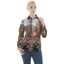 Breathe In Nature Background Women s Long Sleeve Pocket Shirt View1