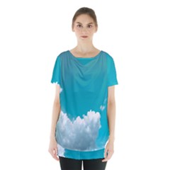 Clouds Hd Wallpaper Skirt Hem Sports Top