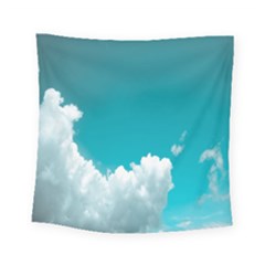 Clouds Hd Wallpaper Square Tapestry (small) by artworkshop