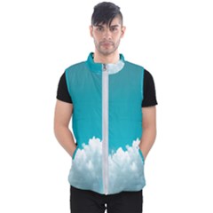 Clouds Hd Wallpaper Men s Puffer Vest by artworkshop