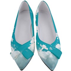 Clouds Hd Wallpaper Women s Bow Heels by artworkshop