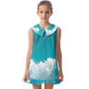 Clouds Hd Wallpaper Kids  Pilgrim Collar Ruffle Hem Dress View1