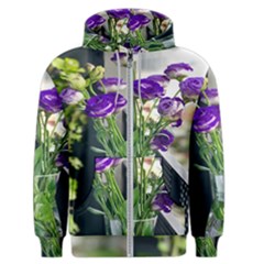 Cute Flower Wallpaper Men s Zipper Hoodie by artworkshop