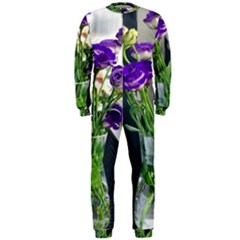 Cute Flower Wallpaper Onepiece Jumpsuit (men) by artworkshop