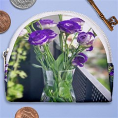 Cute Flower Wallpaper Horseshoe Style Canvas Pouch by artworkshop