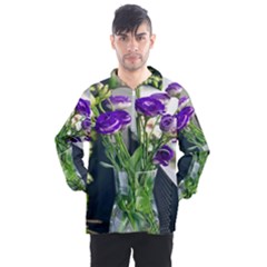 Cute Flower Wallpaper Men s Half Zip Pullover by artworkshop