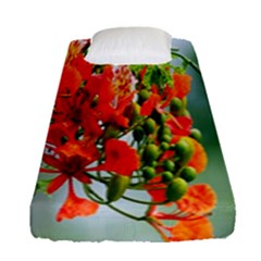 Gathering Sping Flowers Wallpapers Fitted Sheet (single Size) by artworkshop