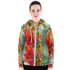 Gathering Sping Flowers Wallpapers Women s Zipper Hoodie by artworkshop