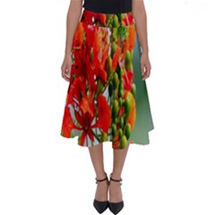 Gathering Sping Flowers Wallpapers Perfect Length Midi Skirt by artworkshop