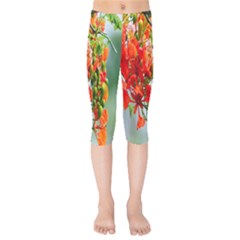 Gathering Sping Flowers Wallpapers Kids  Capri Leggings  by artworkshop