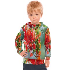 Gathering Sping Flowers Wallpapers Kids  Hooded Pullover by artworkshop