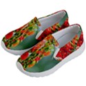 Gathering Sping Flowers Wallpapers Kids Lightweight Slip Ons View2