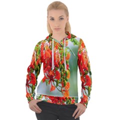 Gathering Sping Flowers Wallpapers Women s Overhead Hoodie by artworkshop